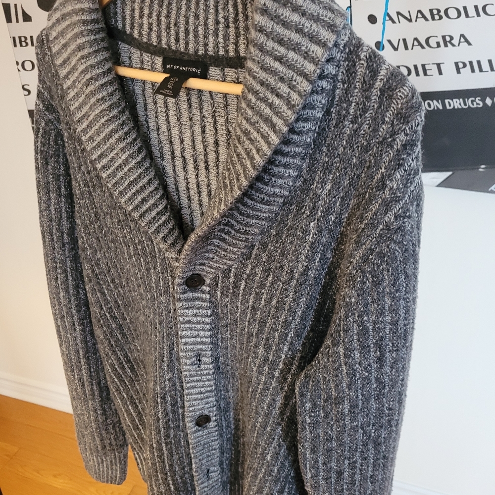 Art of Rhetoric Cardigan M Sz L